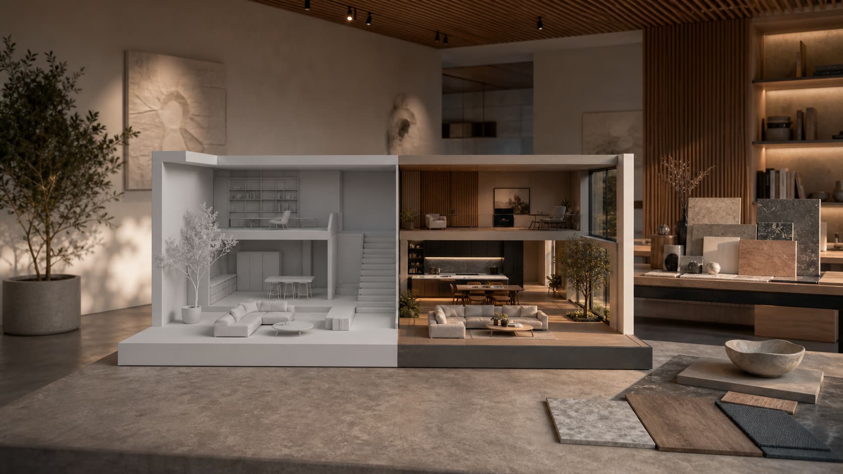 Correct and incorrect result for “A Complete Blender Workflow for Interior Design”